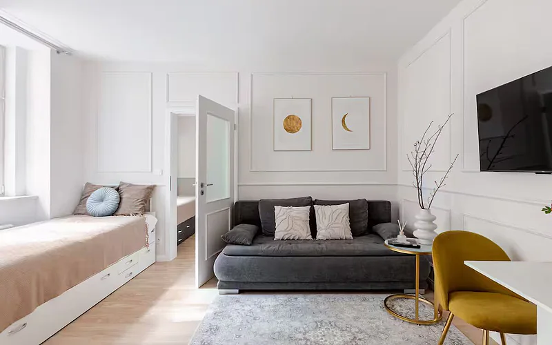 Prague City Vibe Apartment-Steps from Wenceslav Square-AC photo 2