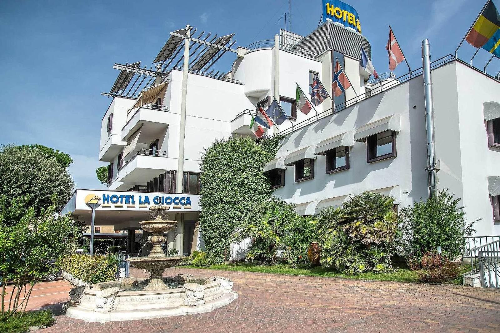 Hotels and streets in Castel Giubileo, Roma