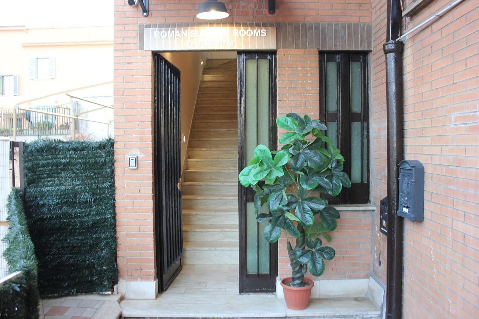 Hotels and streets in Torrenova, Roma