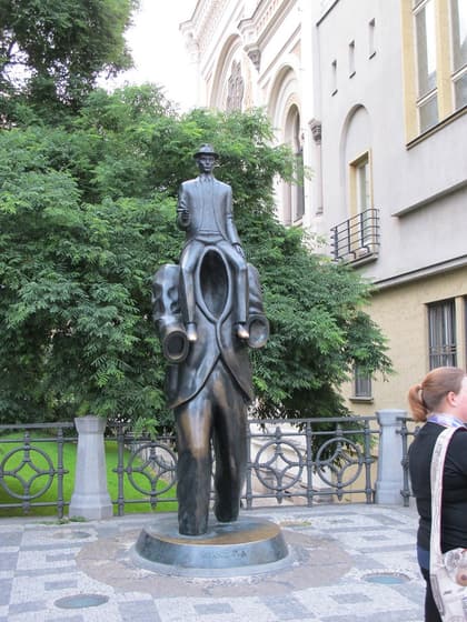 Statue of Franz Kafka (by Jaroslav Róna) photo 2