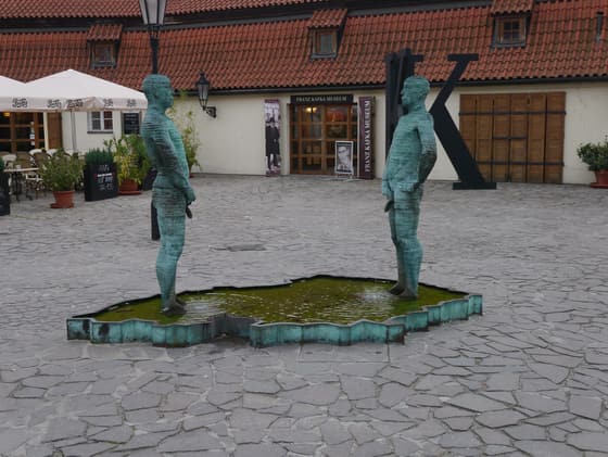 Franz Kafka Statue photo 2