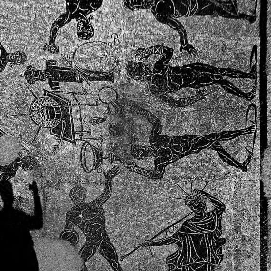 Street scene in Ostia Antica