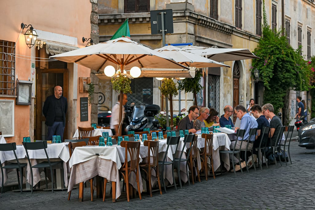 Hotels and streets in Borgo, Roma