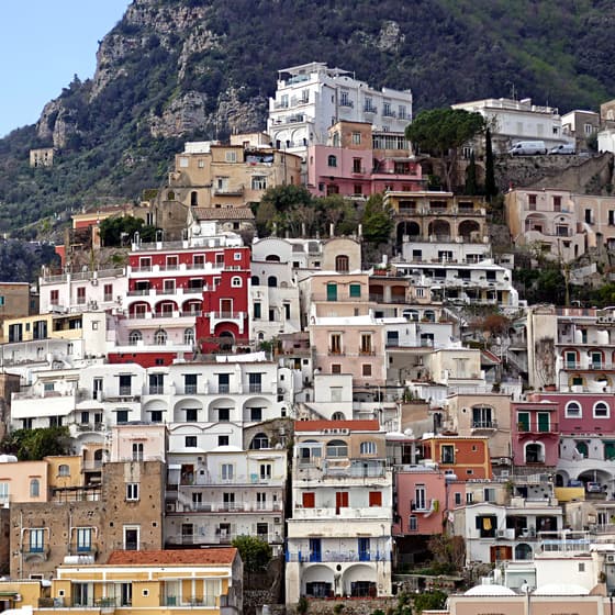 Street scene in Positano