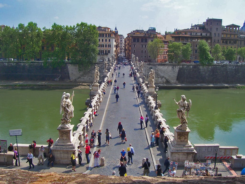 Hotels and streets in Sant'Angelo, Roma