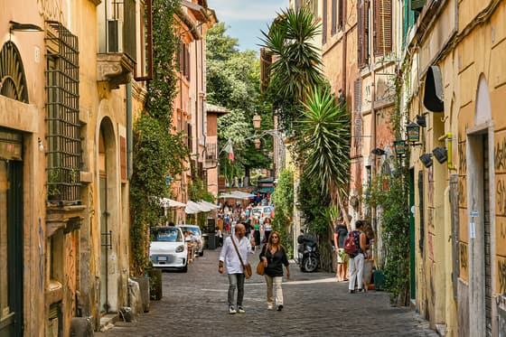 Street scene in Trastevere