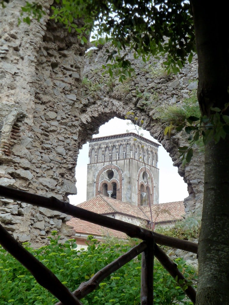 Hotels and streets in Ravello, Amalfi