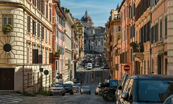 Street scene in Monti