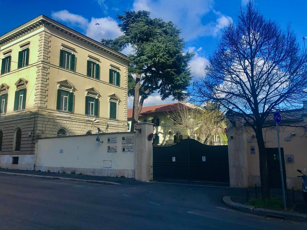 Hotels and streets in Castro Pretorio, Roma